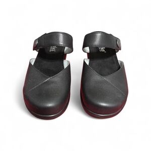Alegria Adjustible Strap Clogs Black Size 37 EU 6-7 US